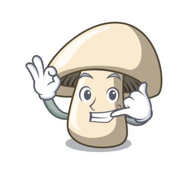 Bana champignon mantar maskot çizgi film de