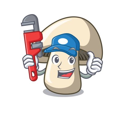 Tesisatçı champignon mantar maskot çizgi film