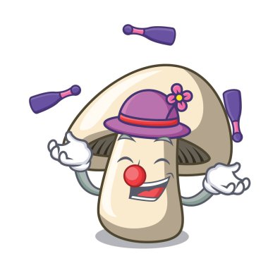 Hokkabazlık champignon mantar maskot çizgi film