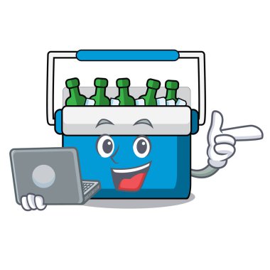 Dizüstü dondurucu çanta karakter karikatür ile