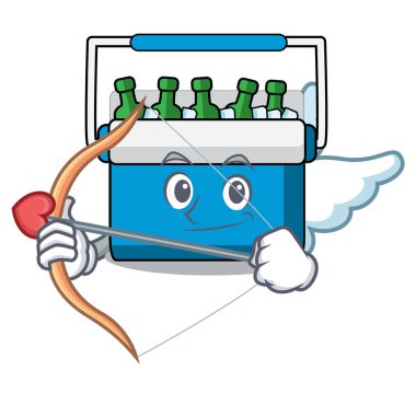 Aşk tanrısı dondurucu çanta karakter karikatür