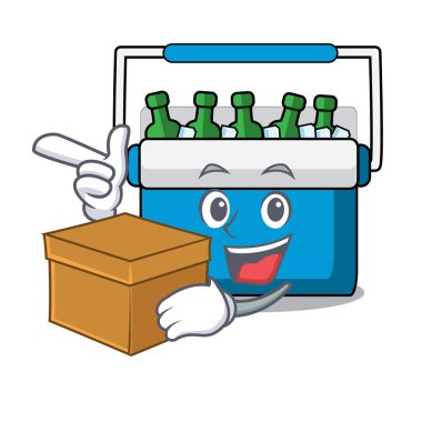 Kutusu dondurucu çanta karakter karikatür ile