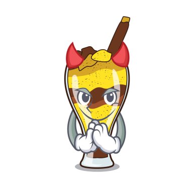 Şeytan mangonada meyve maskot çizgi film