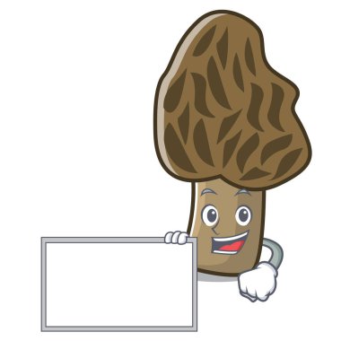 Yönetim Kurulu morel mantarlı karakter karikatür ile