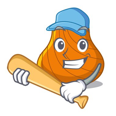 İskambil beyzbol sert kabuk karakter karikatür