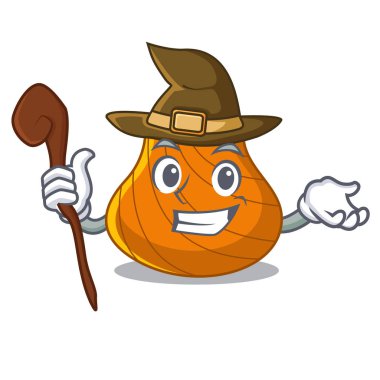 Cadı sert kabuklu maskot çizgi film