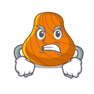 Kızgın sert kabuklu maskot çizgi film