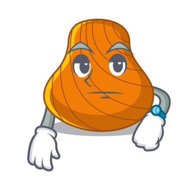 Sert kabuklu maskot karikatür bekliyor