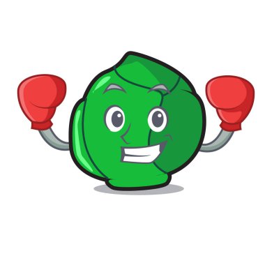 Boks Brüksel karakter karikatür tarzı