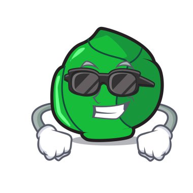 Süper cool Brüksel karakter karikatür tarzı