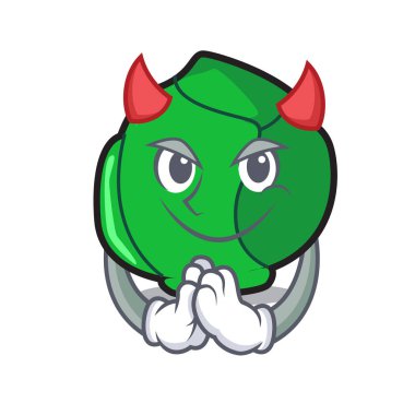 Şeytan Brüksel maskot karikatür tarzı