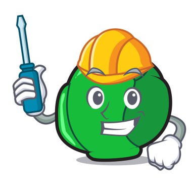 Otomotiv Brüksel maskot karikatür tarzı