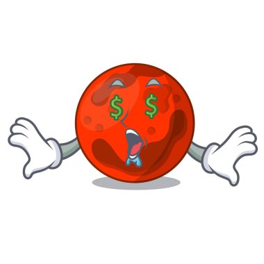 Para göz mars gezegeni maskot çizgi film