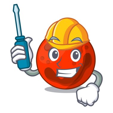 Otomotiv mars gezegeni maskot çizgi film