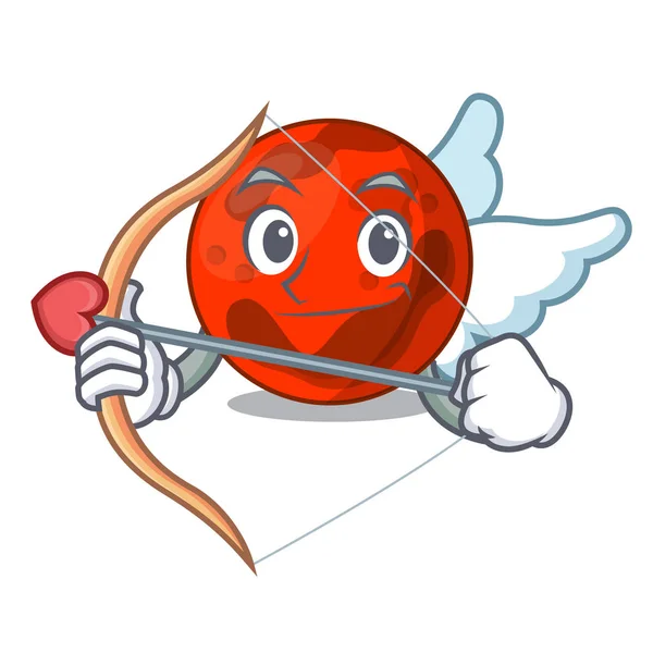 Cupidon Mars Planète Personnage Dessin Animé Vecteur Illustration — Image vectorielle