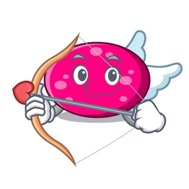 Aşk tanrısı elips karakter karikatür tarzı vektör çizim