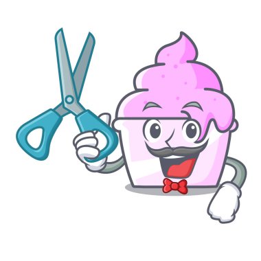 Kuaför dondurma kağıt Kupası karakter karikatür