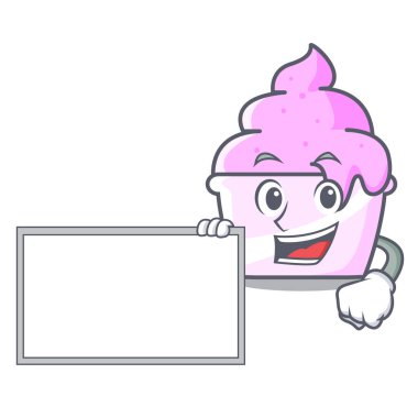 Yönetim Kurulu dondurma kağıt Kupası karakter karikatür ile