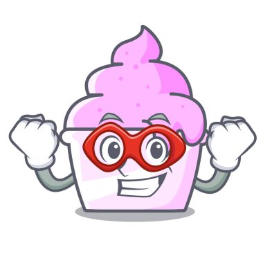 Süper kahraman dondurma kağıt Kupası karakter karikatür