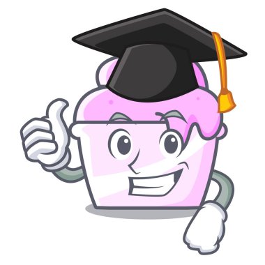 Mezuniyet dondurma kağıt Kupası karakter karikatür