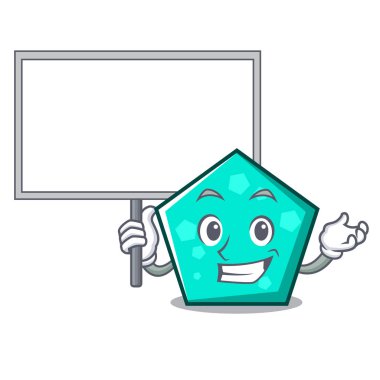 Yönetim Kurulu pentagon karakter karikatür tarzı vektör çizim ile