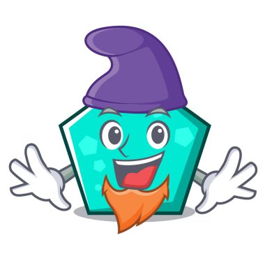 Elf pentagon karakter karikatür tarzı vektör çizim