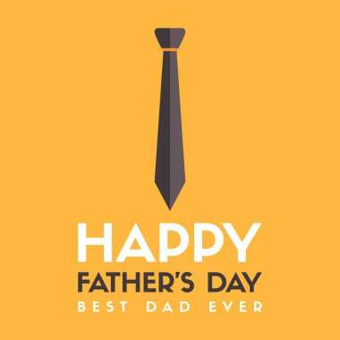 Mutlu fahther gün arka plan kartı vektör çizim