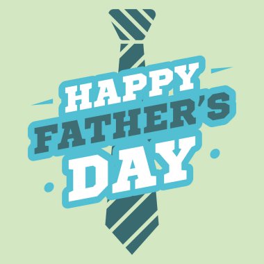 Baba gün tebrik kartı kahraman vektör çizim
