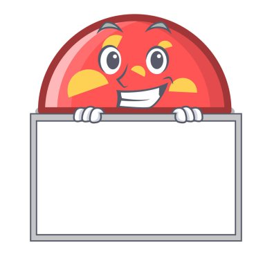 Yönetim Kurulu yarım daire karakter karikatür tarzı vektör çizim ile sırıtarak