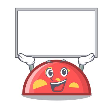 Yönetim Kurulu yarım daire karakter karikatür tarzı vektör çizim