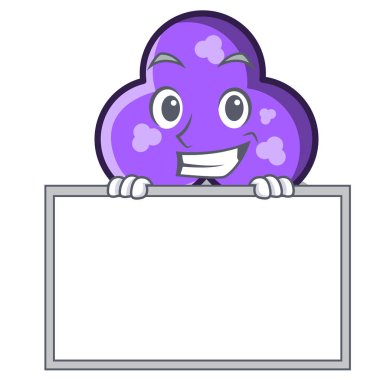 Yönetim Kurulu trefoil karakter karikatür tarzı vektör çizim ile sırıtarak