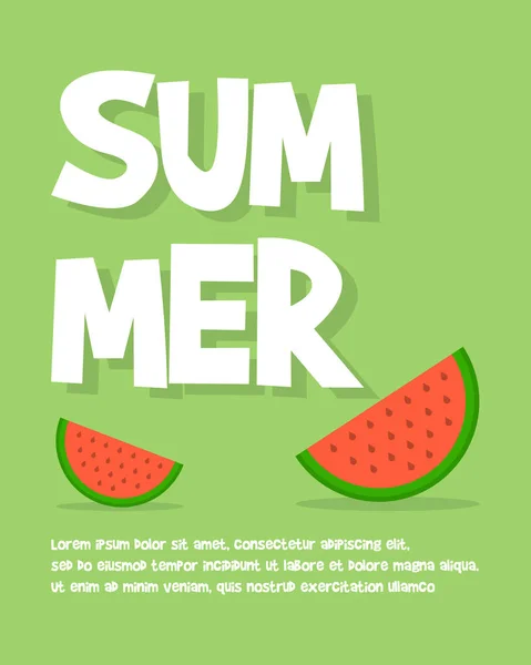 Διακοπές Καλοκαίρι Κόμμα Εικονογράφηση Φορέα Φόντο Αφίσα — Διανυσματικό Αρχείο