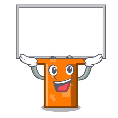 Yönetim Kurulu ok karakter karikatür tarzı vektör çizim