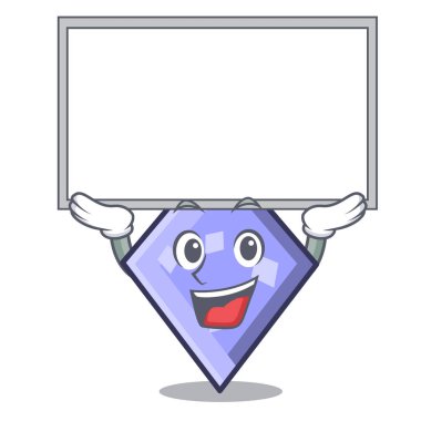 Yönetim Kurulu rhombus karakter karikatür tarzı vektör çizim