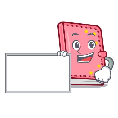 Yönetim Kurulu günlüğü karakter karikatür tarzı vektör çizim ile