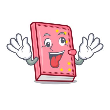 Deli günlüğü maskot karikatür tarzı vektör çizim