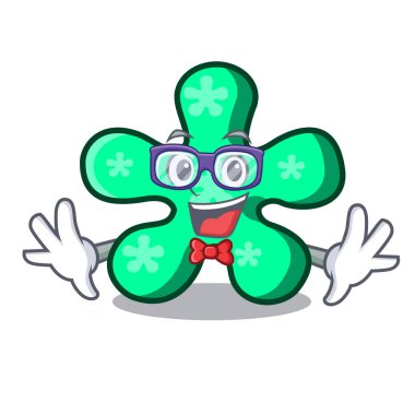 Geek serbest form karakter karikatür vektör çizim