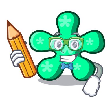 Öğrenci serbest form karakter karikatür vektör çizim