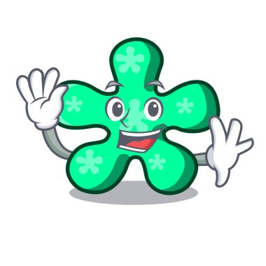 Serbest form karakter karikatür vektör çizim sallayarak