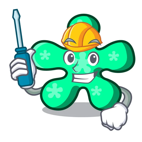 Otomotiv serbest form maskot karikatür vektör çizim