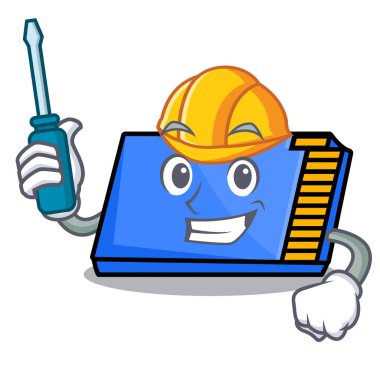 Otomotiv bellek kartı maskot çizgi film