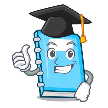 Mezuniyet eğitim karakter karikatür tarzı