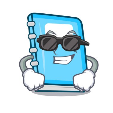 Süper cool eğitim karakter karikatür tarzı