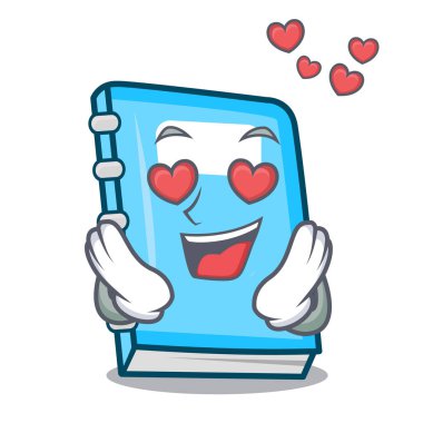 Aşk eğitim maskot çizgi film tarzı