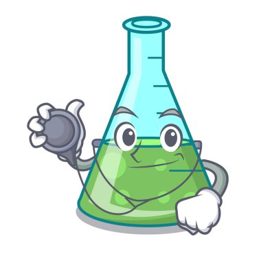 Doktor bilim kabı karakter karikatür