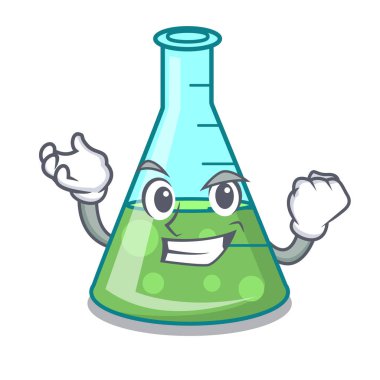 Başarılı bilim kabı karakter karikatür