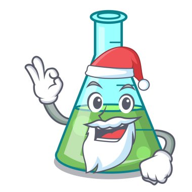 Santa bilim kabı maskot çizgi film