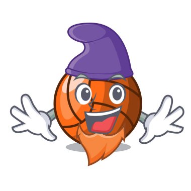 Elf voleybol karakter karikatür tarzı vektör halat