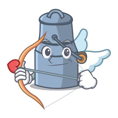 Aşk tanrısı süt karikatür karakter