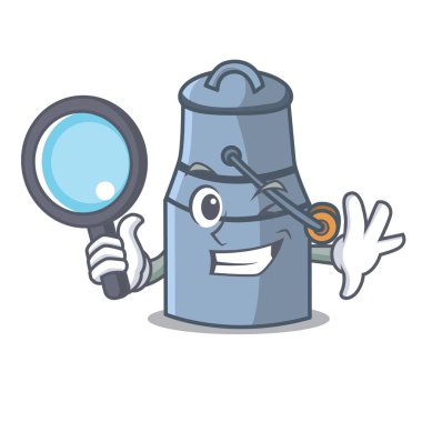 Dedektif süt karikatür karakter